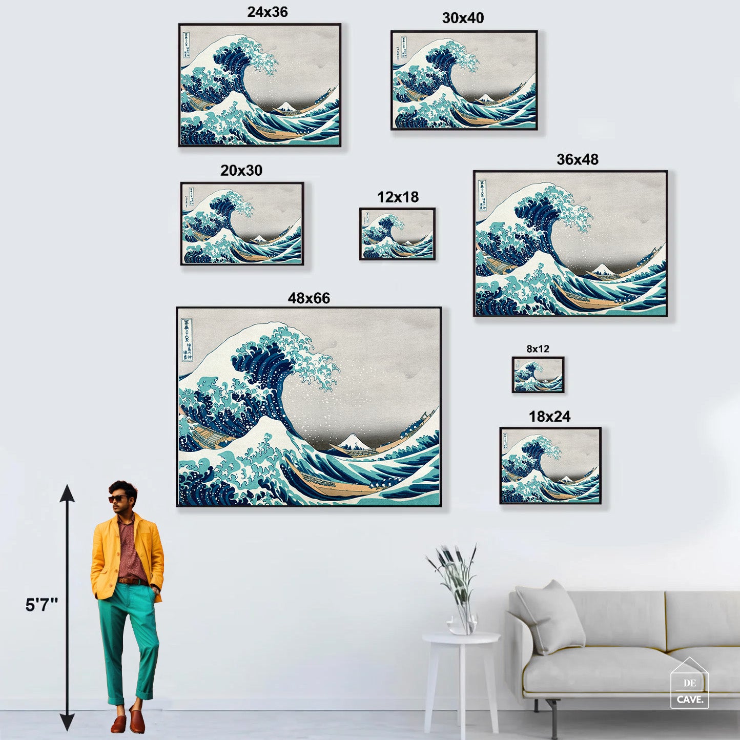 The Great Wave off Kanagawa by Hokusai