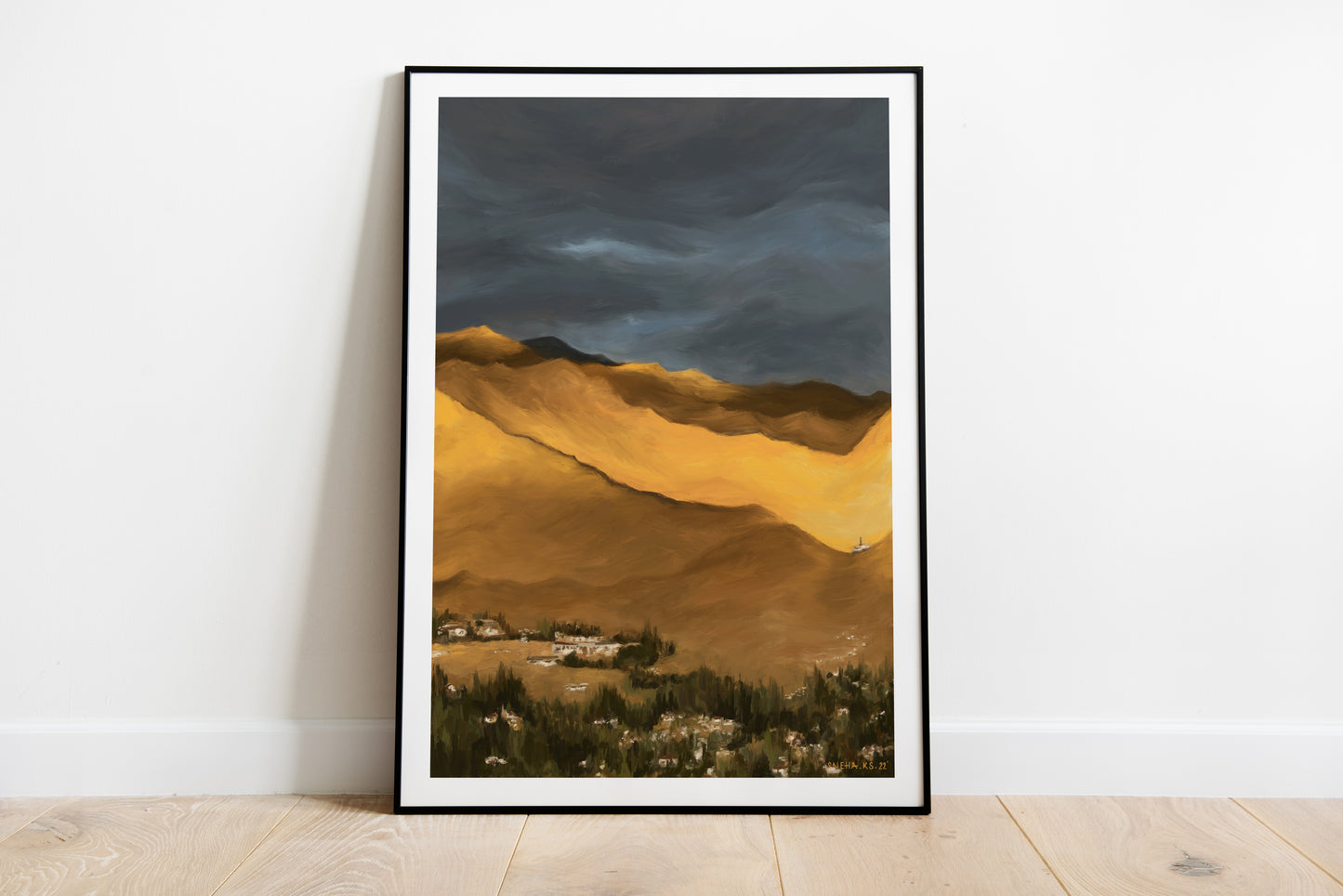 Leh Sunset - Sneha Kishore singh (Original Artwork Reprint)