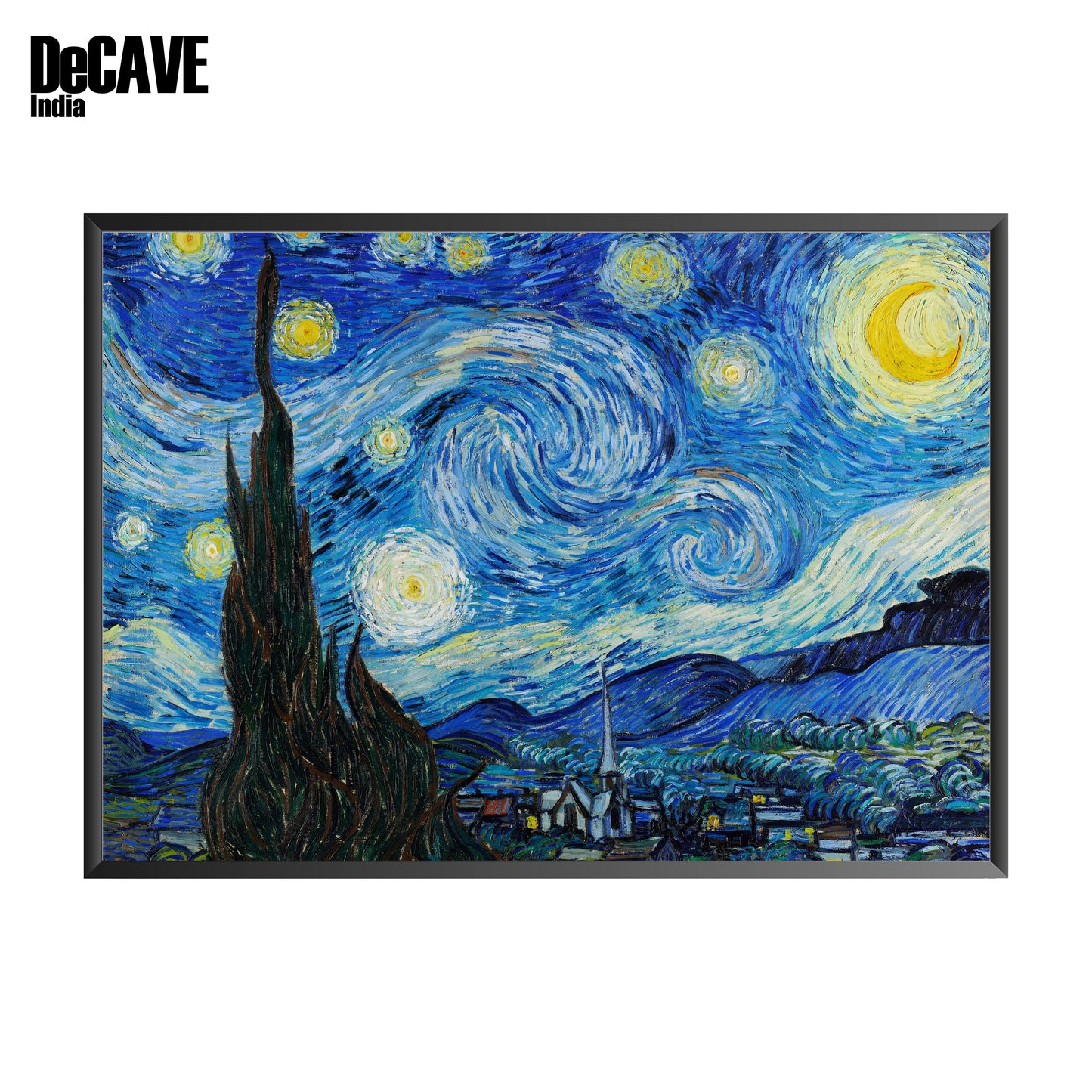 Vincent Van Gogh's The Starry Night: Iconic Canvas Art Painting