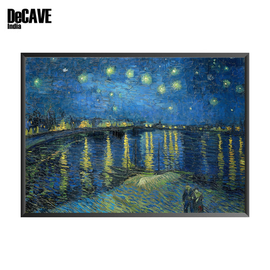 Vincent van Gogh's Starry Night Over the Rhone: Iconic Canvas Art Painting