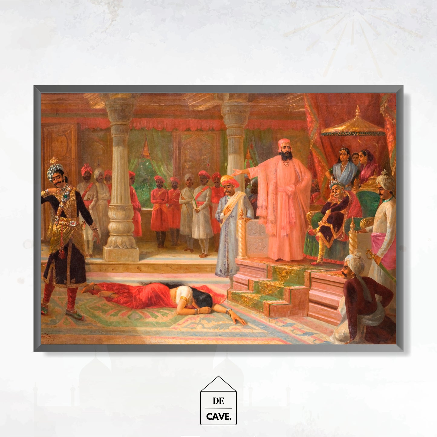 Draupadi Vastraharan By Raja Ravi Varma