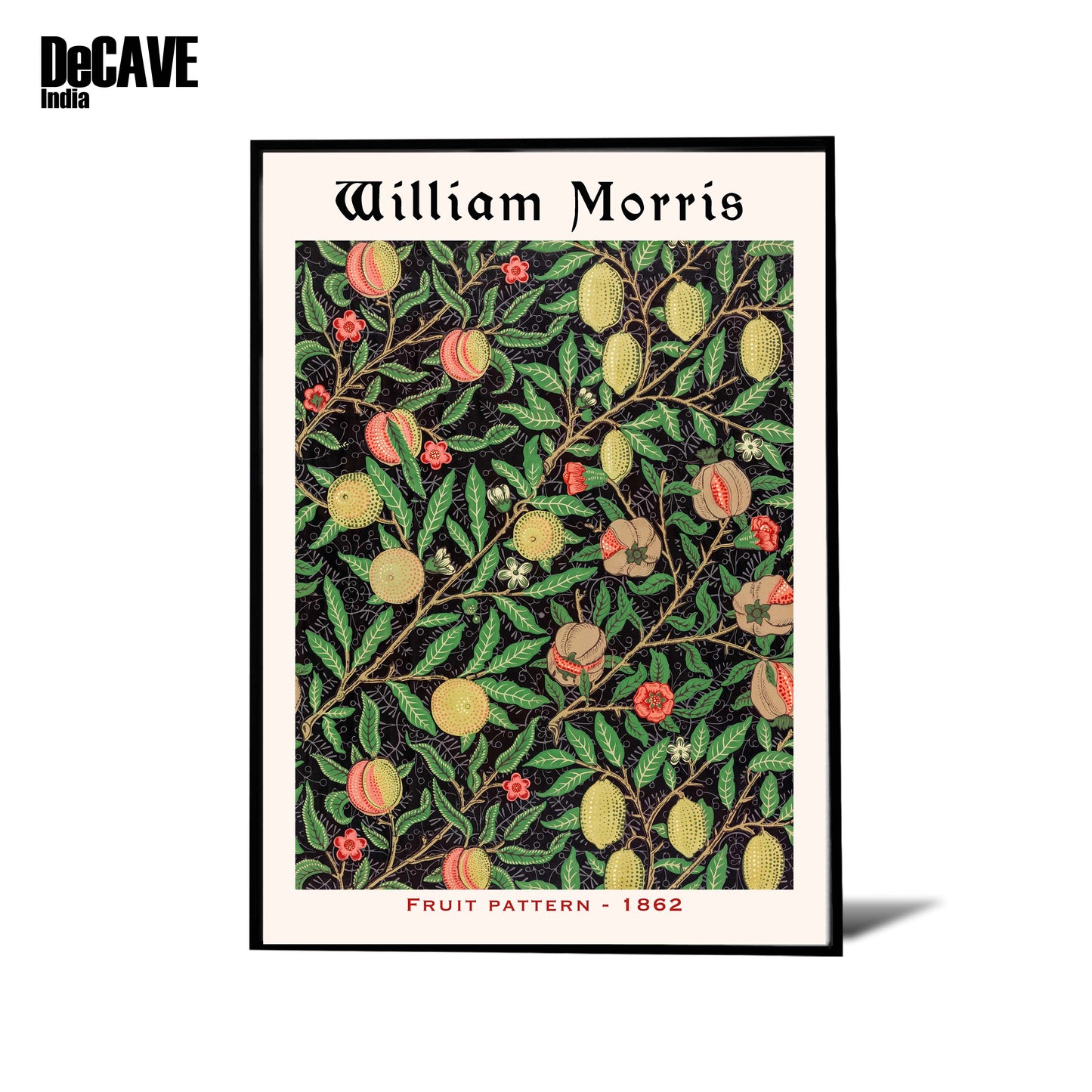 William Morris (Set Of 3) - CRAY (1884), CHRYSANTHEMUM (1877), FRUIT PATTERN (1862)