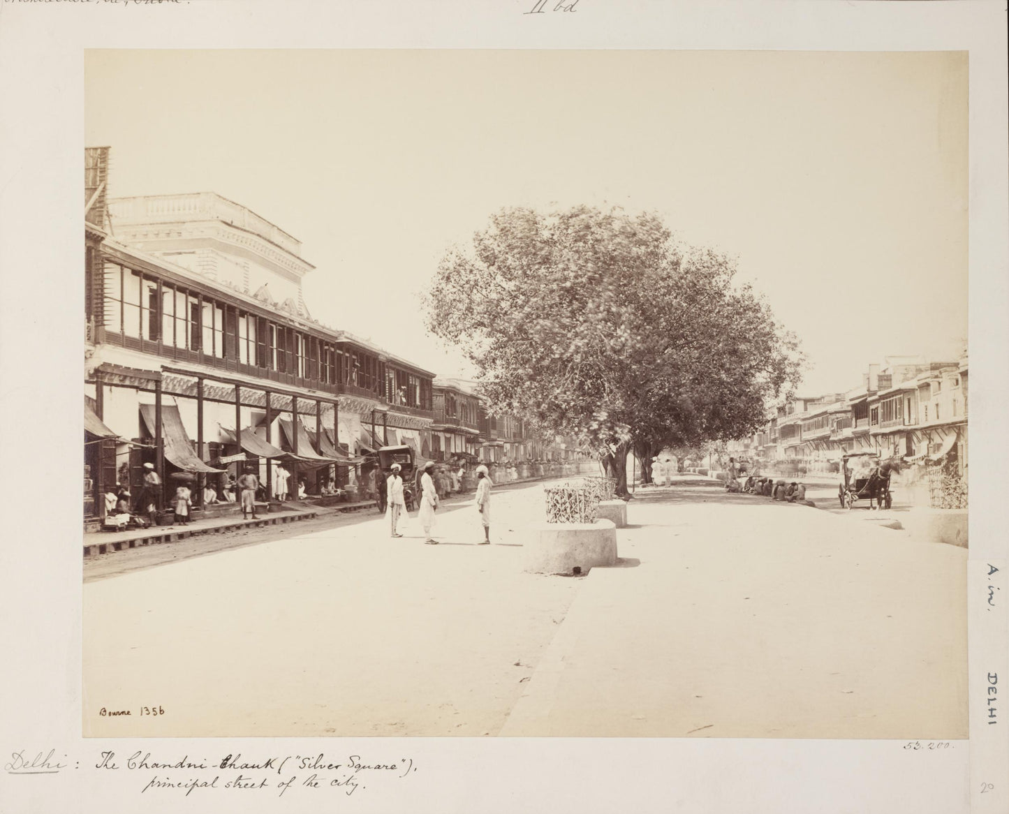 Bourne and Shepherd - Chandni chowk, The main street (Circa 1860's)