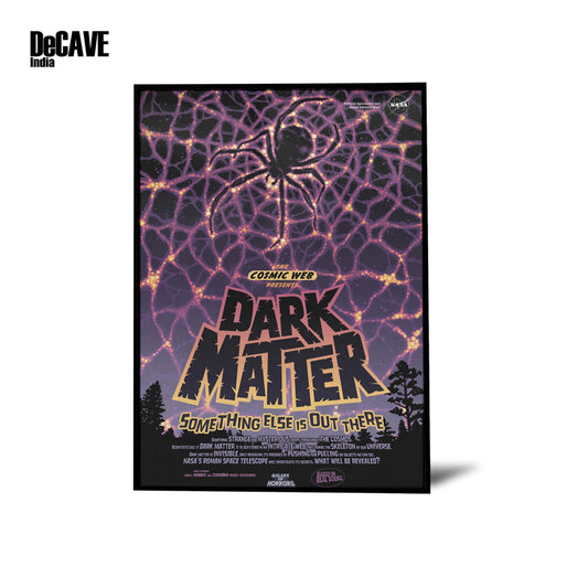 Dark Matter Spider Discovery: NASA Halloween Illustration High Quality Canvas Print