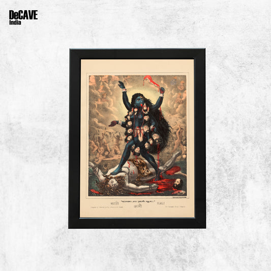 Divine Majesty: Goddess Kali, West Bengal, Calcutta High Quality Canvas Print