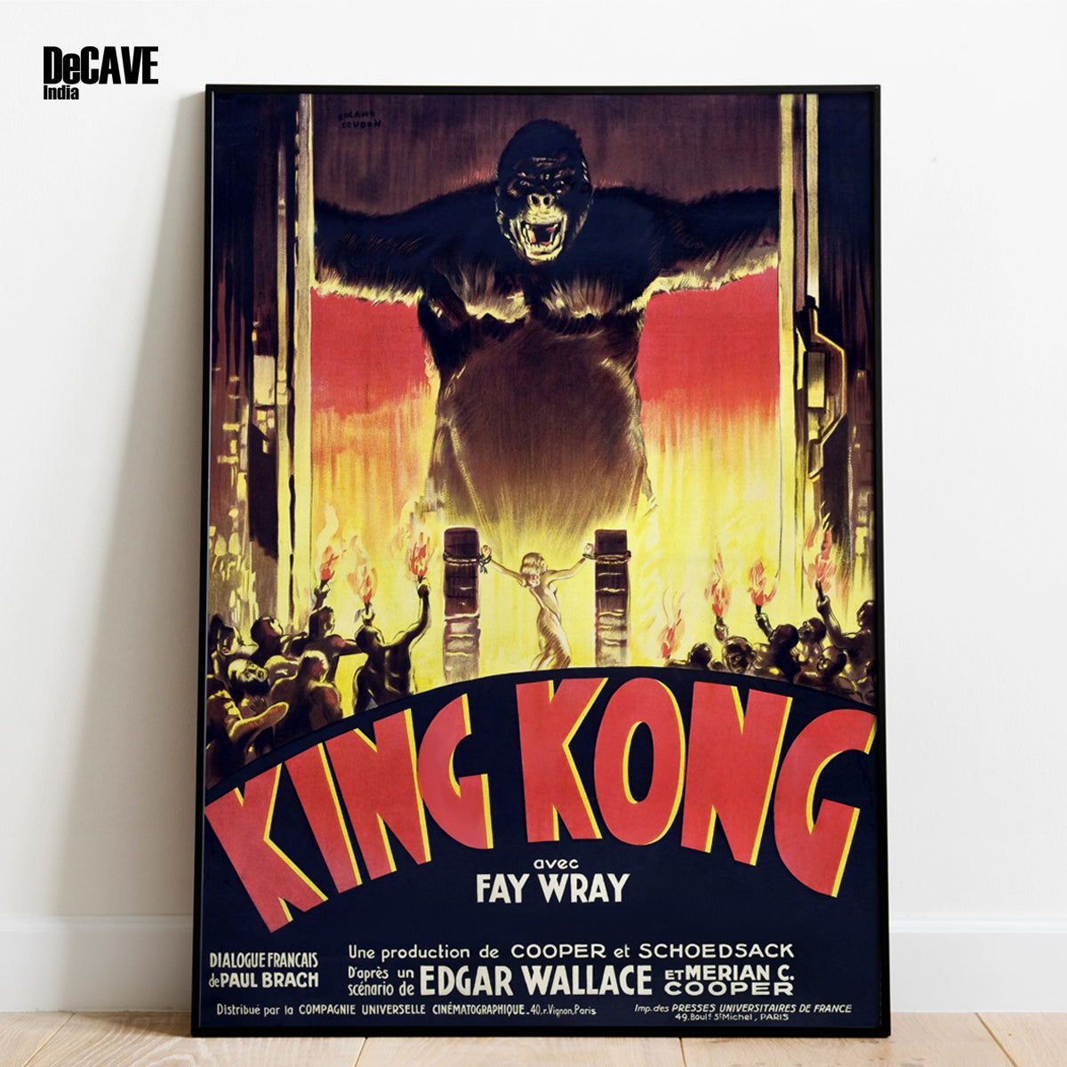 Monstrous Majesty: King Kong Framed Print