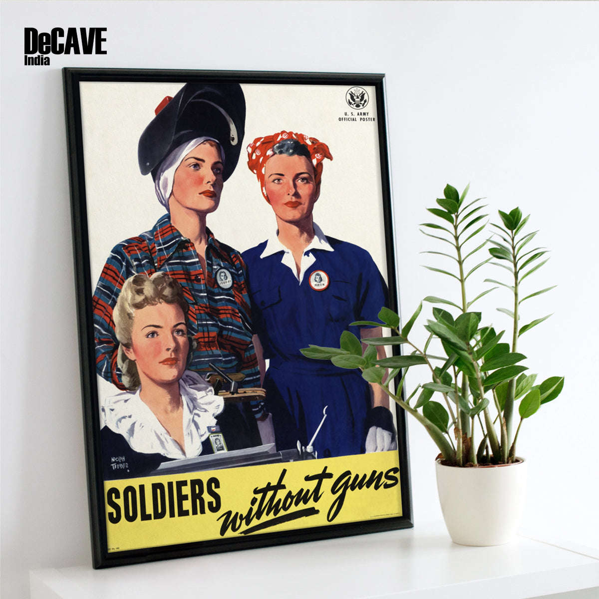 Soldiers Without Guns by Adolph Treidler - Vintage Poster Art (1886-1981)