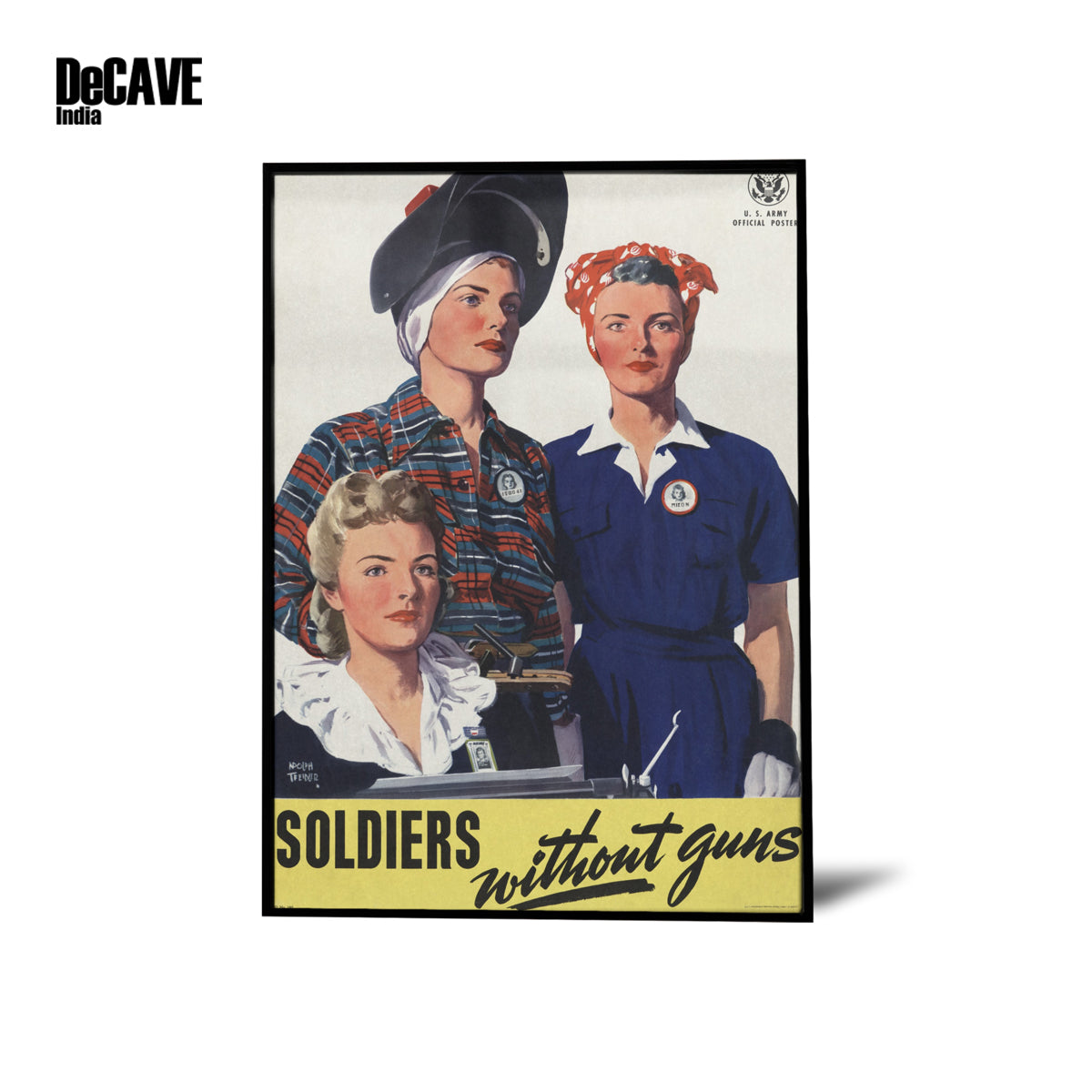 Soldiers Without Guns by Adolph Treidler - Vintage Poster Art (1886-1981)