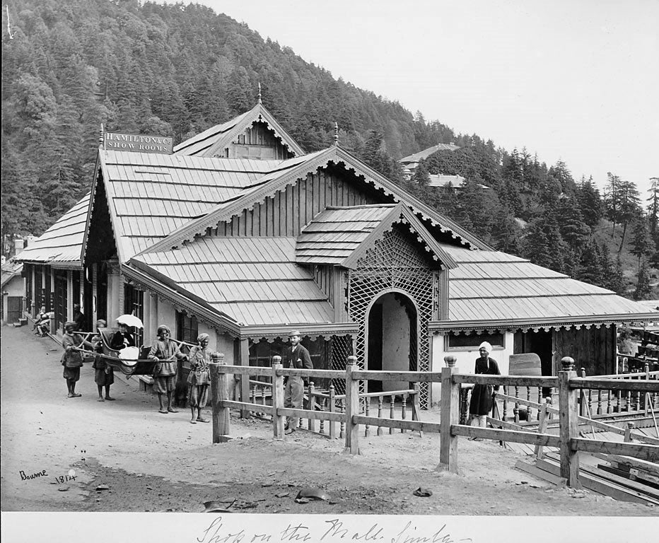 Bourne and Shepherd - Shimla Mall Road (1868)