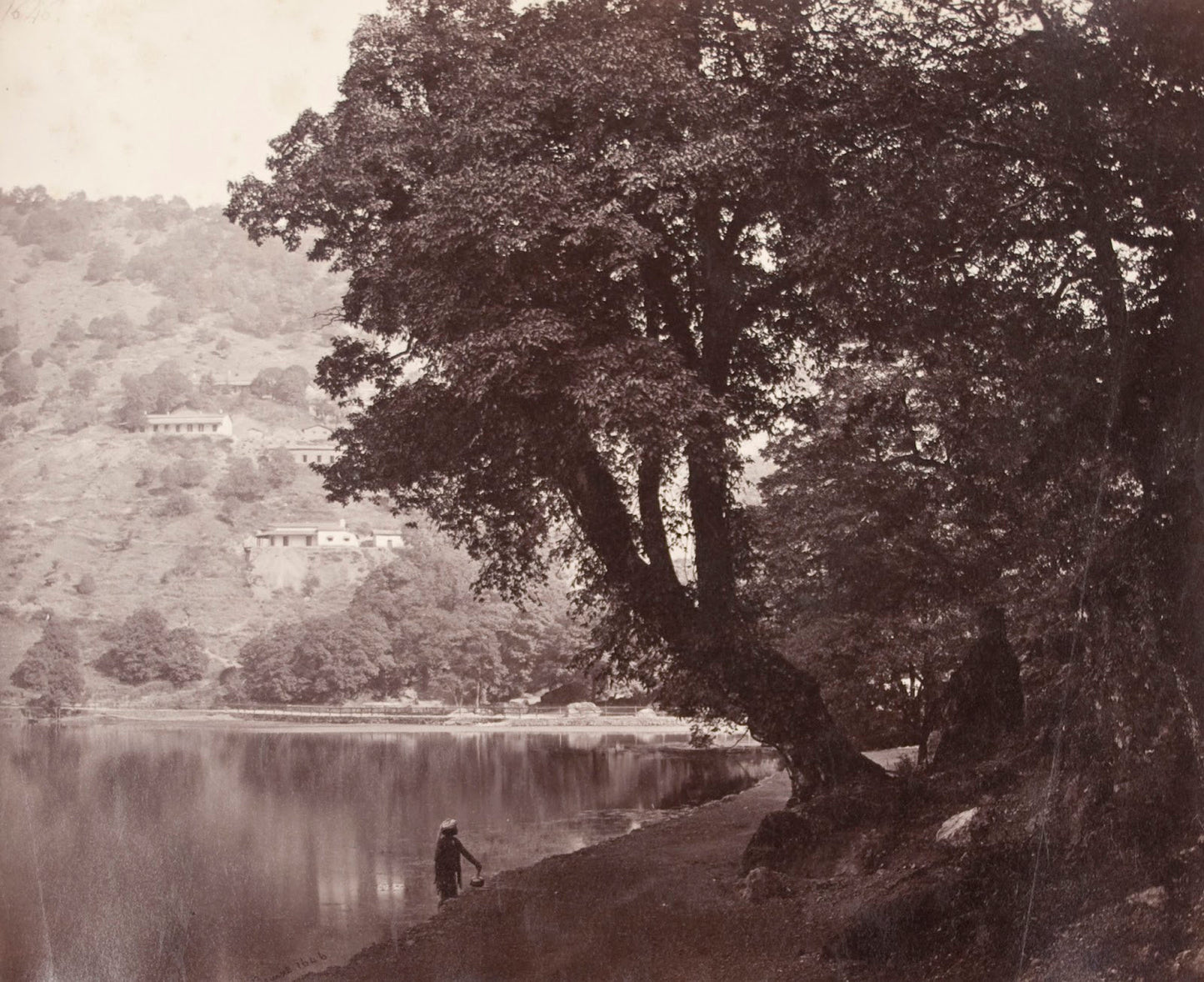 Bourne and Shepherd - Nainital lake (1867)