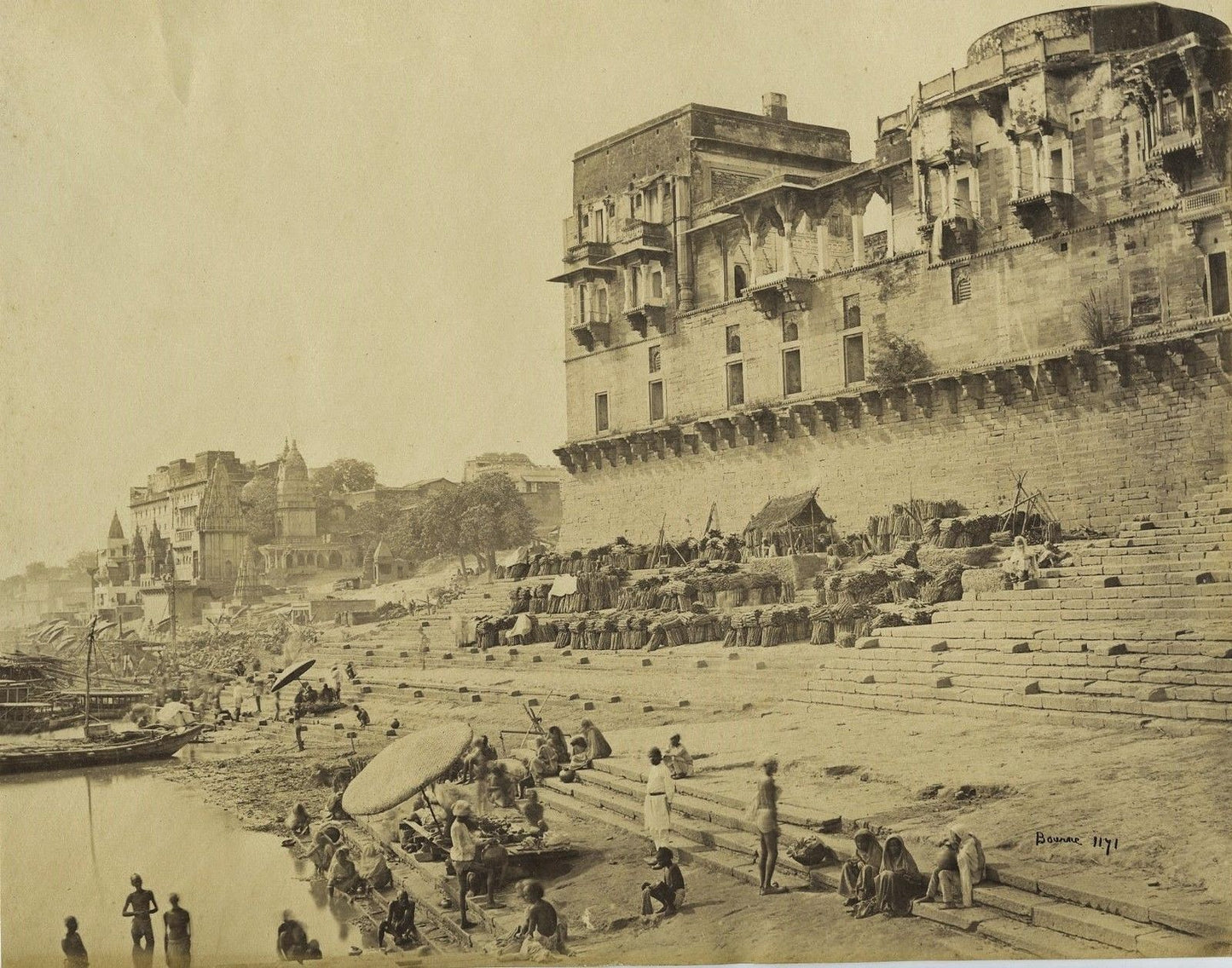 banaras ghat old image