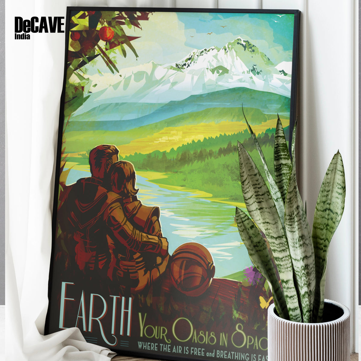 NASA's Earth: Your Oasis in Space Poster - Official Art Print