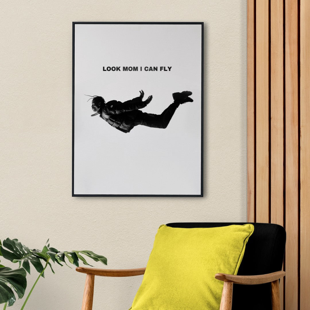 Travis Scott - Look Mom I Can Fly poster