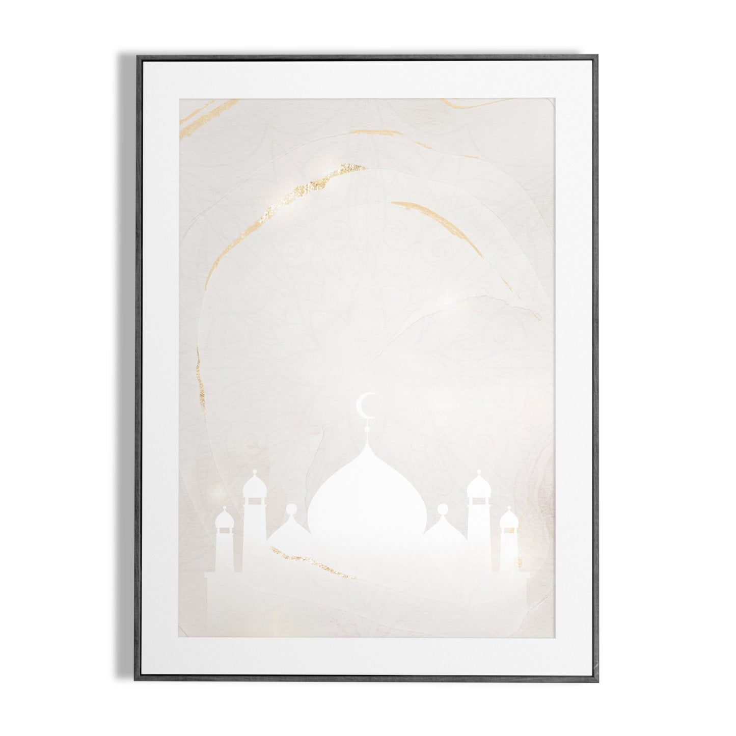 Ethereal Serenity Mosque - Aesthetic Islamic Art Print