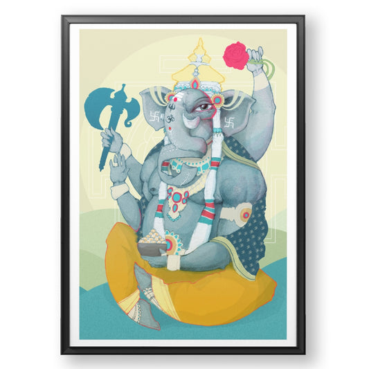 Modern Abstract Ganesh Ji