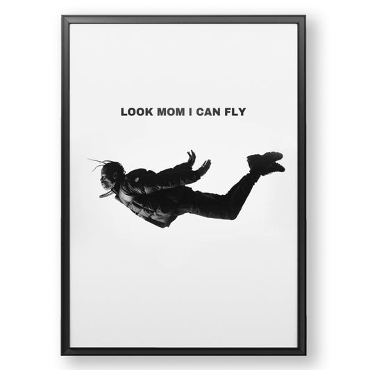 Travis Scott - Look Mom I Can Fly poster