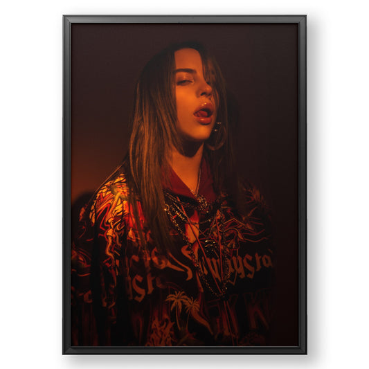 Billie Eilish Portrait – Bold and Iconic