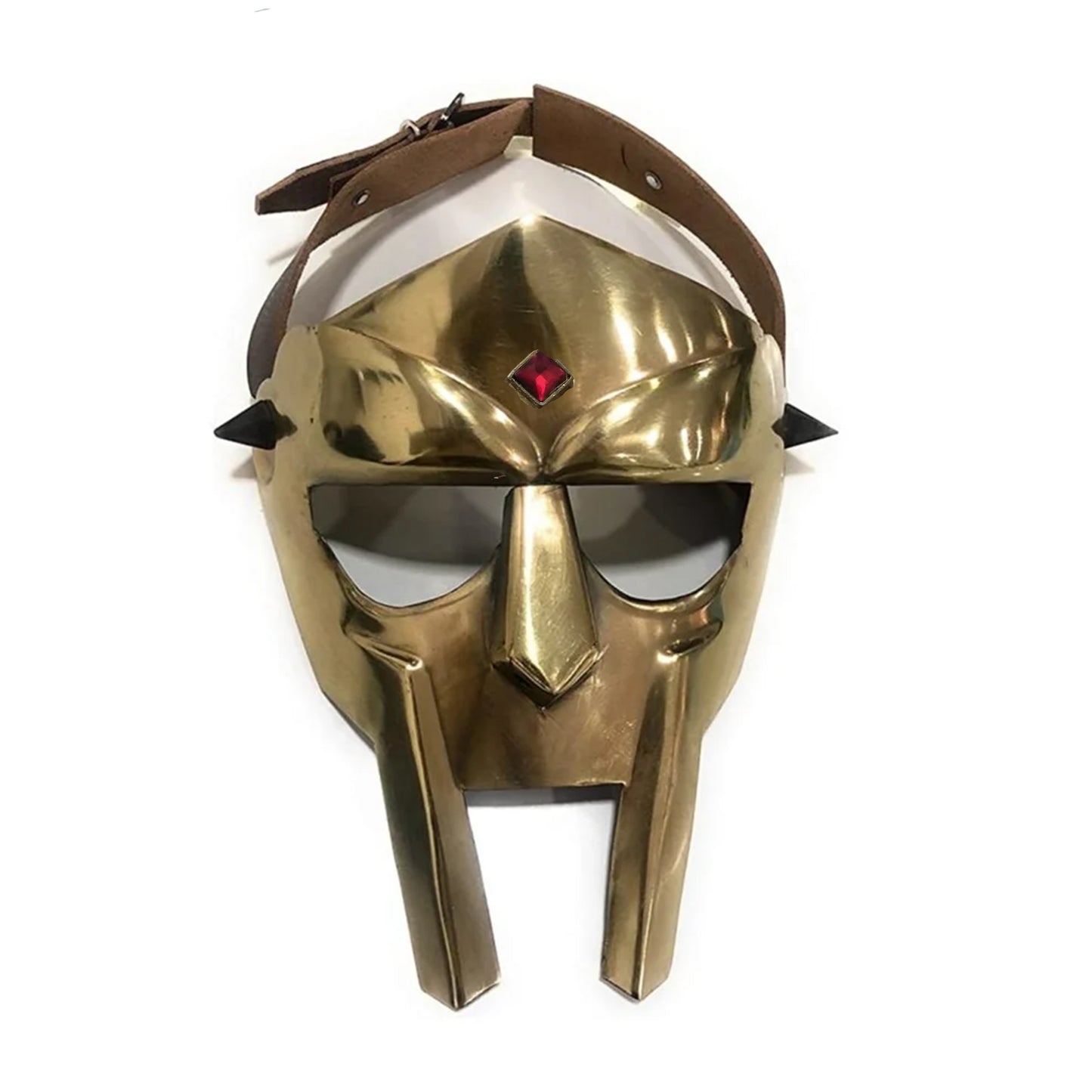 MF Doom Brass Plated Gladiator Mask - 18G Steel Handmade