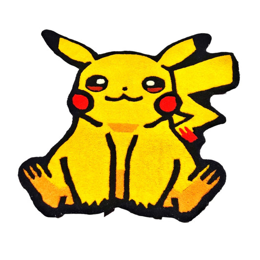 Pikachu Hand-Tufted Rug