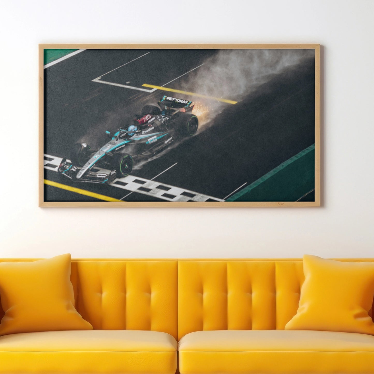 Formula 1 car poster