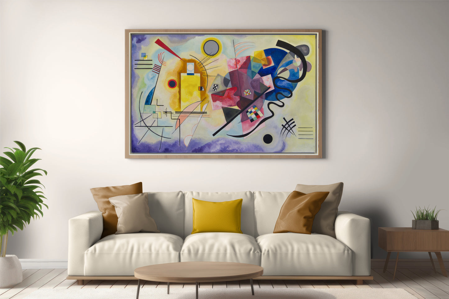 Kandinsky By Jaune Rouge Bleu