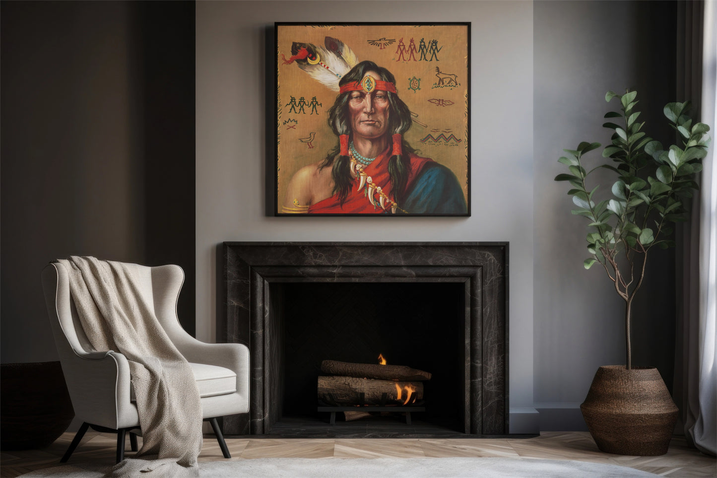 Indian Chief Portrait