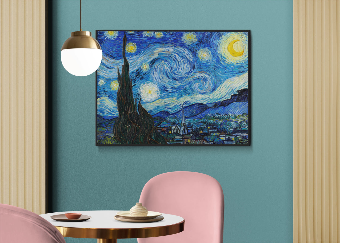 Vincent Van Gogh's The Starry Night: Iconic Canvas Art Painting