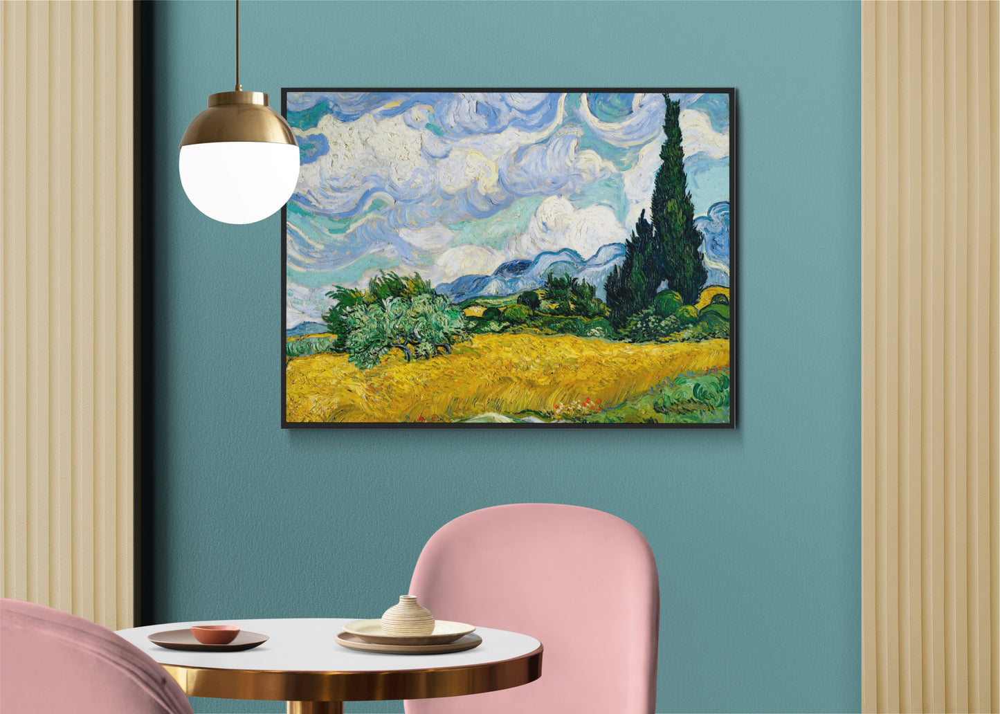 Vincent Van Gogh's Wheat Field with Cypresses: Iconic Canvas Art Painting