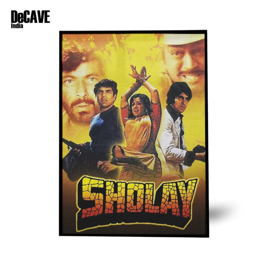 SHOLAY - Iconic Bollywood Movie Poster