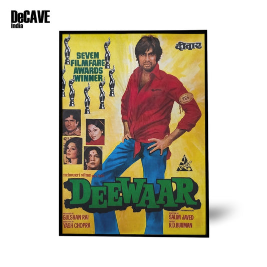 DEEWAAR - Iconic Bollywood Movie Poster