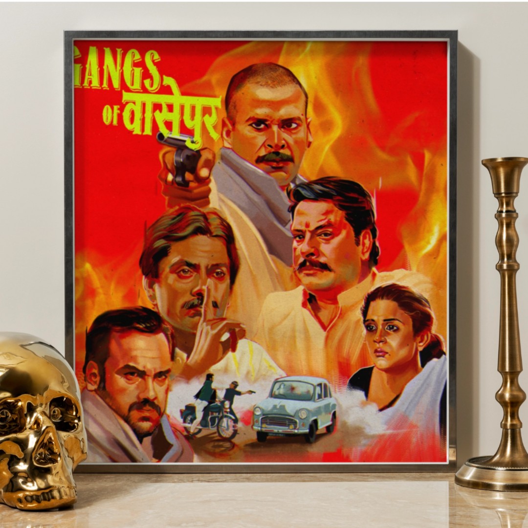 GANGS OF WASSEYPUR - Iconic Bollywood Movie Poster - 2