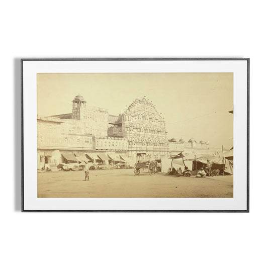 Bourne and Shepherd - Hawa mahal, Rajasthan circa (1870)