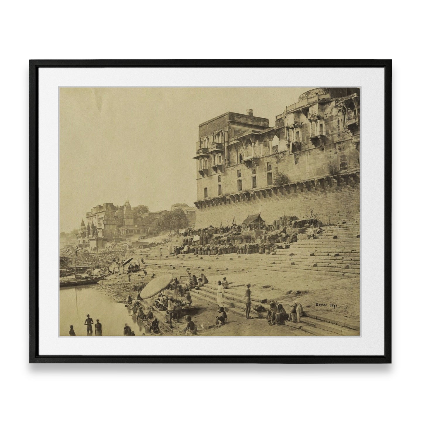 varanasi ghat old image