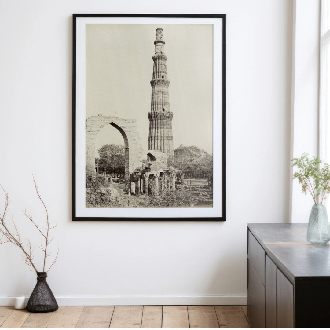 qutub minar wall art