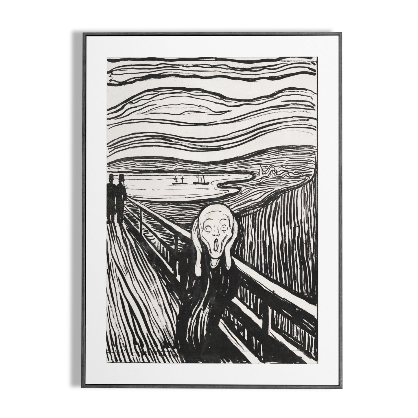 "The Scream" (1895) by Edvard Munch.