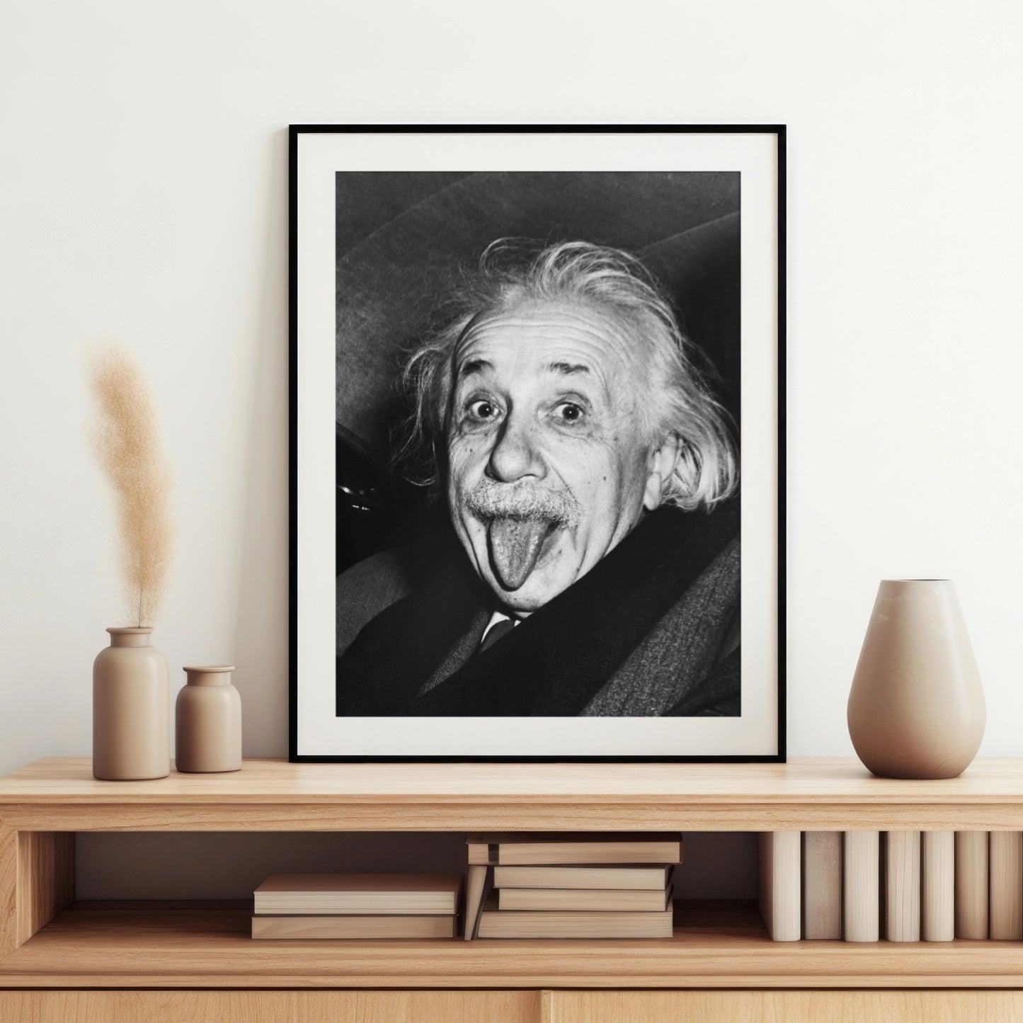 Buy Iconic Albert Einstein sticking his tongue out photo frame