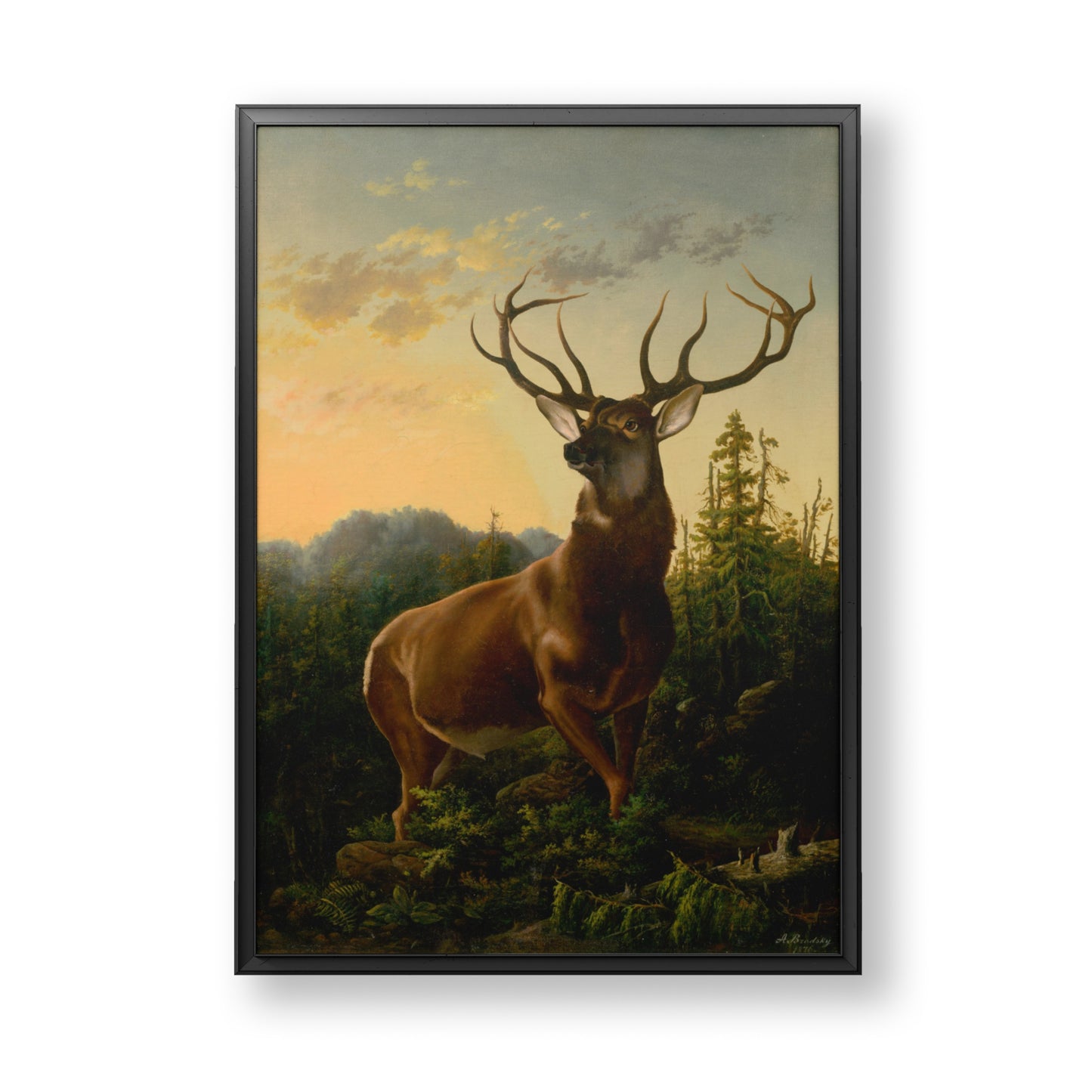 Deer painting