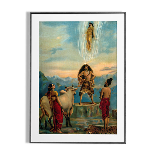 Ganga Avtaran by Raja Ravi varma