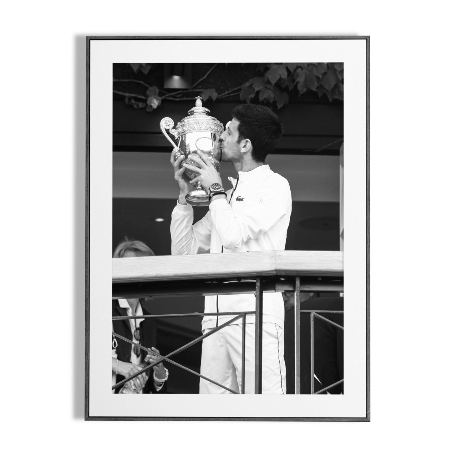 Novak Djokovic Kissing Trophy 2020