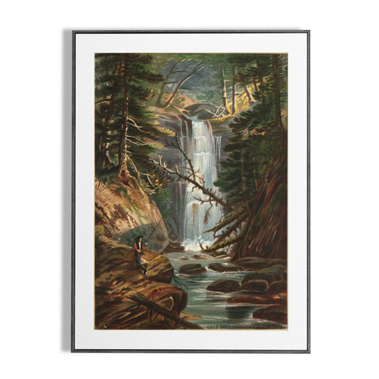 Vermont scenery, Gulf Fall by Robert D. Wilkie vastu painting for south wall