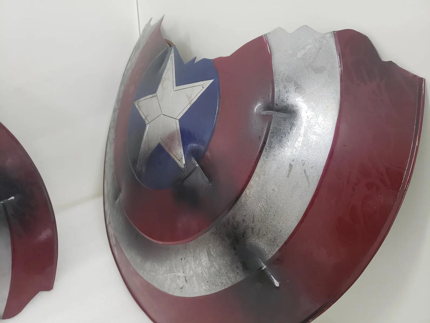 Captain America Broken Shield - Avenger Endgame Shield Replica For Cosplay and Decoration