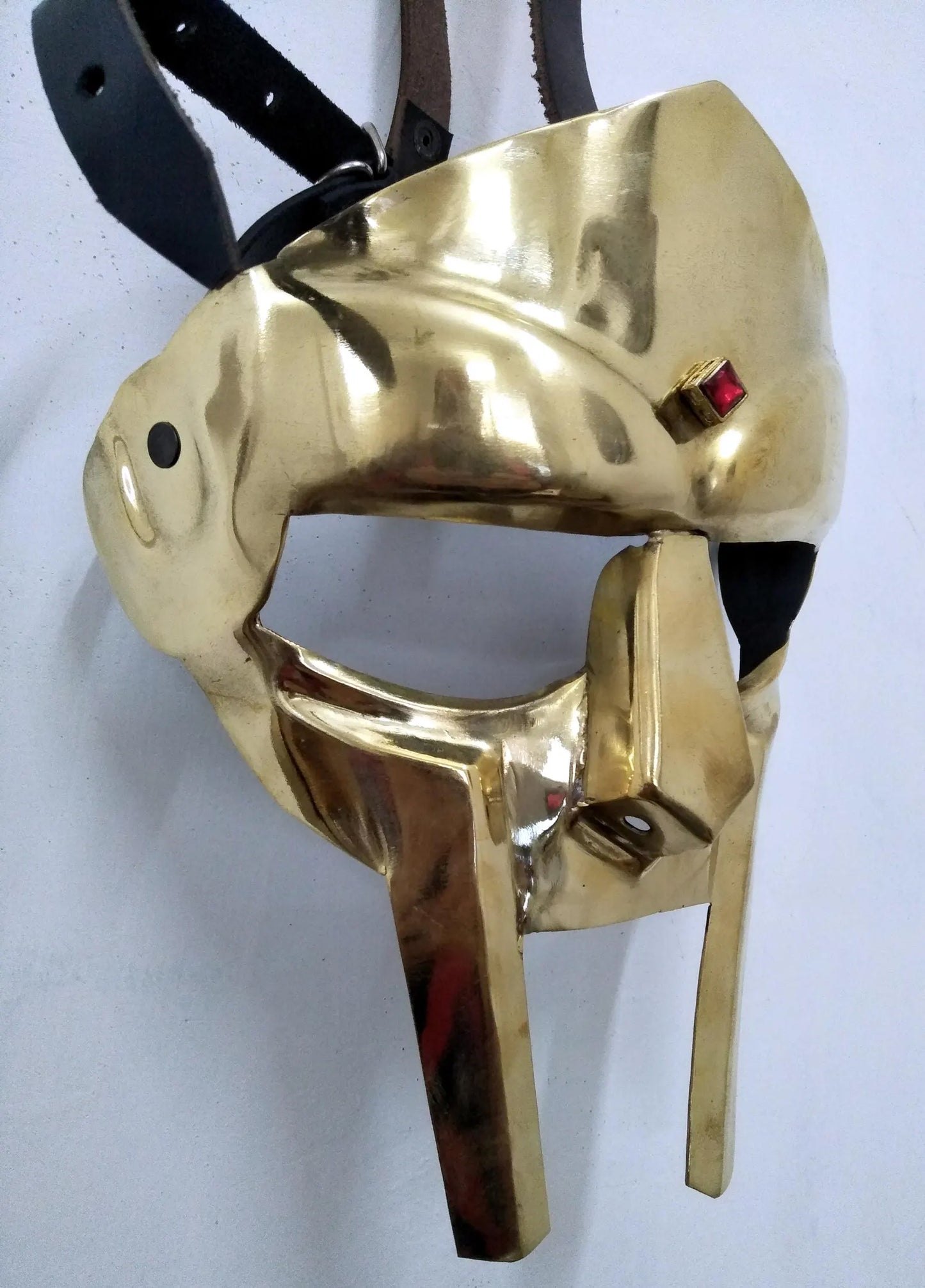 MF Doom Brass Plated Gladiator Mask - 18G Steel Handmade