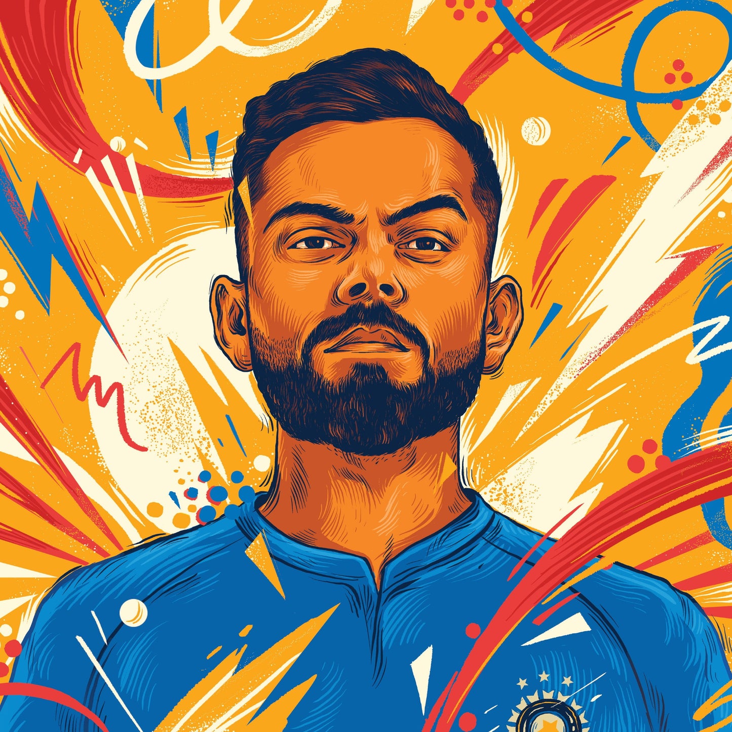 Virat Kohli - Pop Art Frame