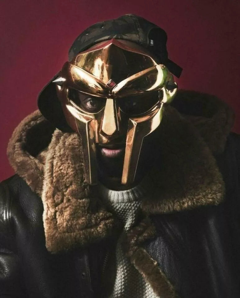 MF Doom Brass Plated Gladiator Mask - 18G Steel Handmade