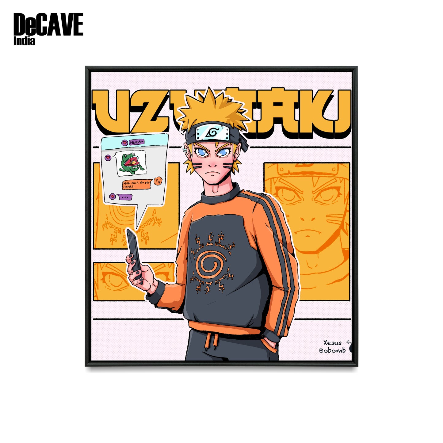 "Naruto Uzumaki: Teenage New Era" - Anime Illustration Print